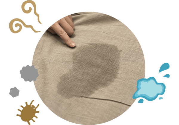 汗ジミ、臭い、ダニやアレルゲンが気になる